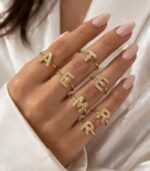 Gold Renk Harfli Yüzüklerimiz - Görsel 2