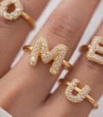 Gold Renk Harfli Yüzüklerimiz - Görsel 3