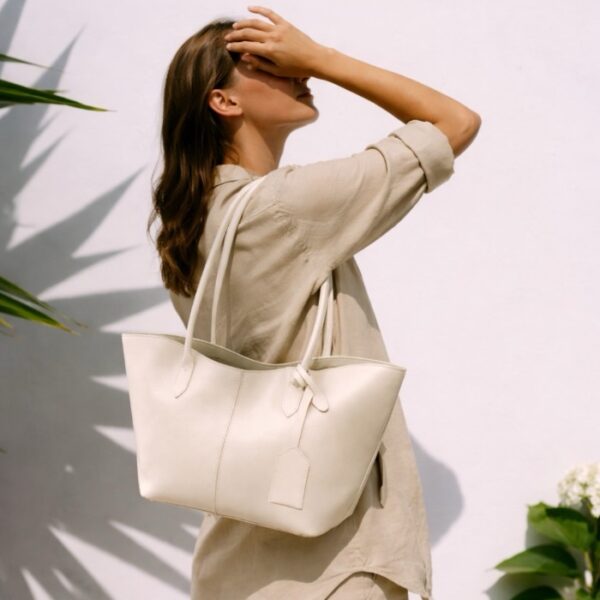 Alessa Tote Krem Rengi