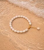 Büyük Boy Mare İnci Bileklik - Görsel 2