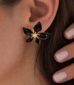 Noire Bloom Küpe - Görsel 2