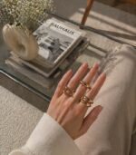 Aura Üçlü Yüzük Seti - Görsel 2