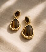 Amber Glow Küpe - Görsel 3