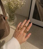 Aura Üçlü Yüzük Seti - Görsel 3